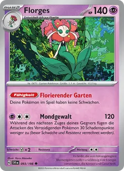 Florges, Karte 093 aus Karmesin & Purpur