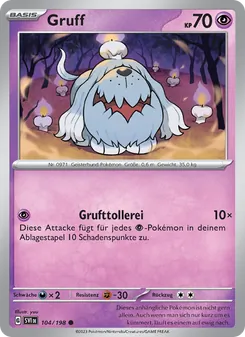 Gruff, Karte 104 aus Karmesin & Purpur