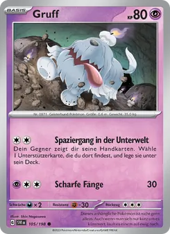 Gruff, Karte 105 aus Karmesin & Purpur