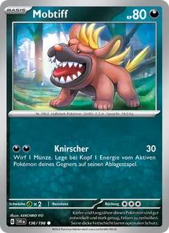 Mobtiff, Karte 136 aus Karmesin & Purpur