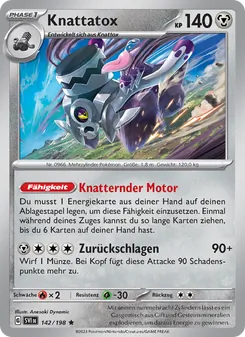 Knattatox, Karte 142 aus Karmesin & Purpur