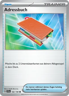 Adressbuch, Karte 182 aus Karmesin & Purpur