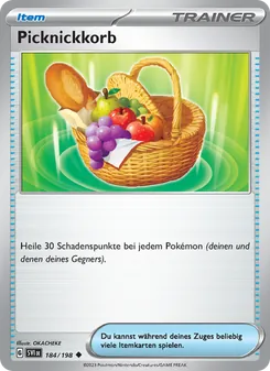 Picknickkorb, Karte 184 aus Karmesin & Purpur
