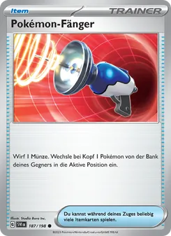 Pokémon-Fänger, Karte 187 aus Karmesin & Purpur