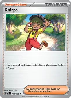 Knirps, Karte 198 aus Karmesin & Purpur