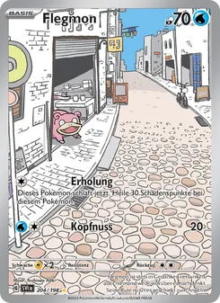 Flegmon, Karte 204 aus Karmesin & Purpur
