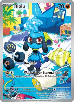 Riolu, Karte 215 aus Karmesin & Purpur