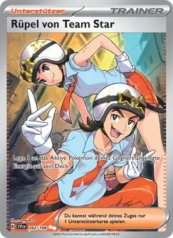Rüpel von Team Star, Karte 242 aus Karmesin & Purpur