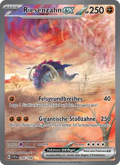 Riesenzahn-ex, Karte 246 aus Karmesin & Purpur