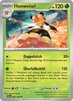 Honweisel, Karte 009 aus Entwicklungen in Paldea
