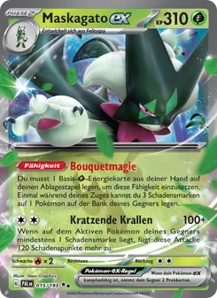Maskagato-ex, Karte 015 aus Entwicklungen in Paldea