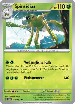 Spinsidias, Karte 018 aus Entwicklungen in Paldea