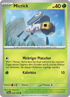 Micrick, Karte 019 aus Entwicklungen in Paldea