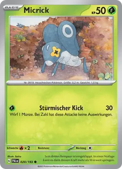 Micrick, Karte 020 aus Entwicklungen in Paldea
