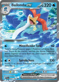 Bailonda-ex, Karte 052 aus Entwicklungen in Paldea