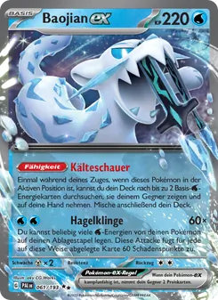 Baojian-ex, Karte 061 aus Entwicklungen in Paldea