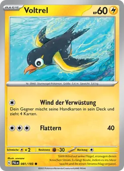 Voltrel, Karte 081 aus Entwicklungen in Paldea