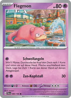 Flegmon, Karte 085 aus Entwicklungen in Paldea