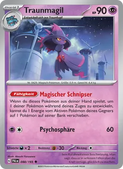 Traunmagil, Karte 088 aus Entwicklungen in Paldea