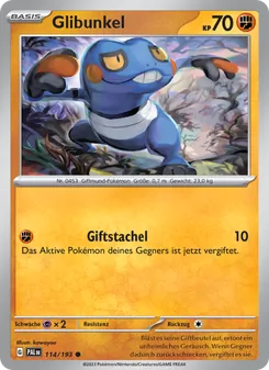 Glibunkel, Karte 114 aus Entwicklungen in Paldea