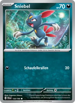 Sniebel, Karte 133 aus Entwicklungen in Paldea