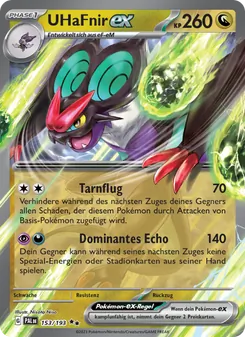 UHaFnir-ex, Karte 153 aus Entwicklungen in Paldea