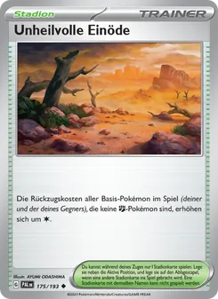 Unheilvolle Einöde, Karte 175 aus Entwicklungen in Paldea