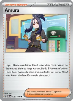 Amura, Karte 179 aus Entwicklungen in Paldea