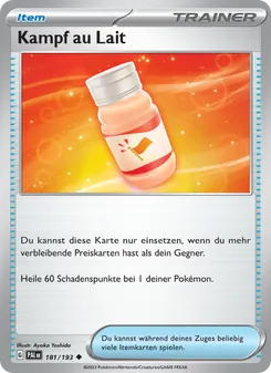 Kampf au Lait, Karte 181 aus Entwicklungen in Paldea