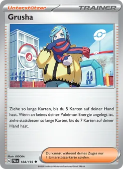 Grusha, Karte 184 aus Entwicklungen in Paldea