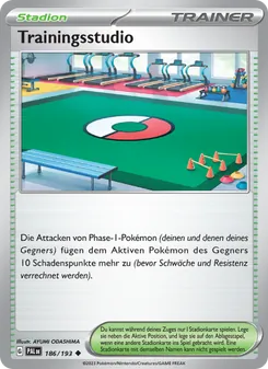 Trainingsstudio, Karte 186 aus Entwicklungen in Paldea