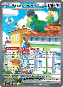 Krawalloro-ex, Karte 264 aus Entwicklungen in Paldea