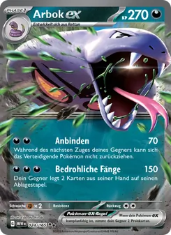 Arbok-ex, Karte 024 aus 151