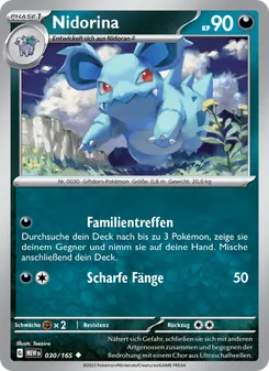 Nidorina, Karte 030 aus 151