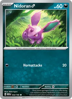 Nidoran♂, Karte 032 aus 151