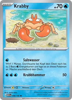 Krabby, Karte 098 aus 151