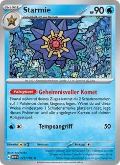 Starmie, Karte 121 aus 151