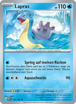 Lapras, Karte 131 aus 151