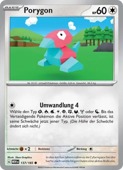 Porygon, Karte 137 aus 151