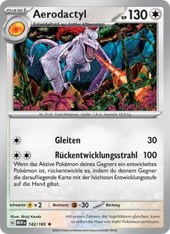 Aerodactyl, Karte 142 aus 151