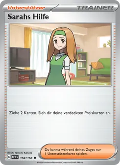 Sarahs Hilfe, Karte 158 aus 151