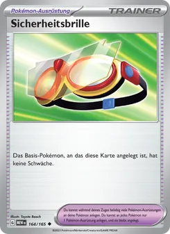 Sicherheitsbrille, Karte 164 aus 151