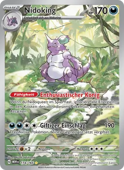 Nidoking, Karte 174 aus 151