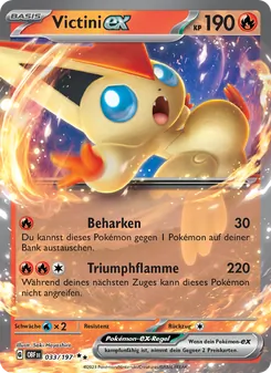 Victini-ex, Karte 033 aus Obsidian Flammen