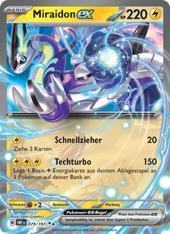 Miraidon-ex, Karte 079 aus Obsidian Flammen