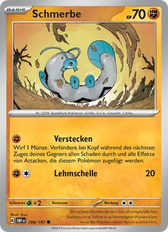 Schmerbe, Karte 108 aus Obsidian Flammen