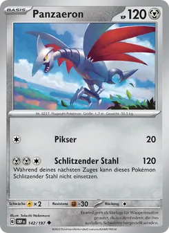 Panzaeron, Karte 142 aus Obsidian Flammen