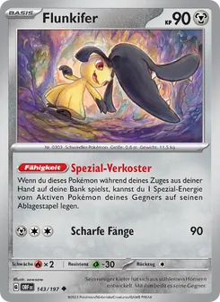 Flunkifer, Karte 143 aus Obsidian Flammen