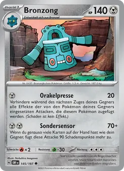 Bronzong, Karte 145 aus Obsidian Flammen