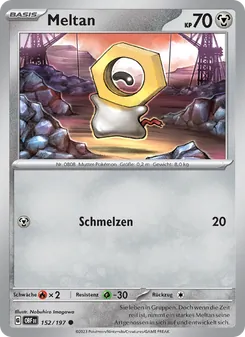 Meltan, Karte 152 aus Obsidian Flammen